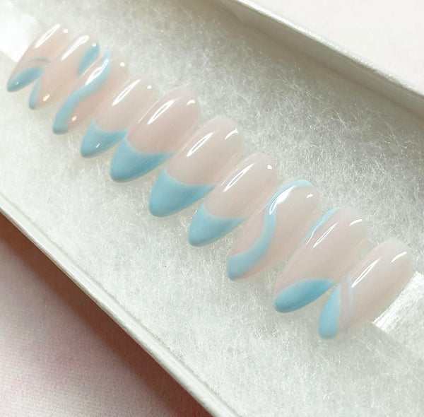 Load image into Gallery viewer, "Swirl Me In Blue"