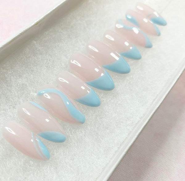 Load image into Gallery viewer, "Swirl Me In Blue"