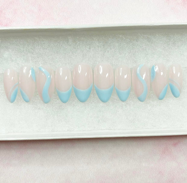 Load image into Gallery viewer, "Swirl Me In Blue"