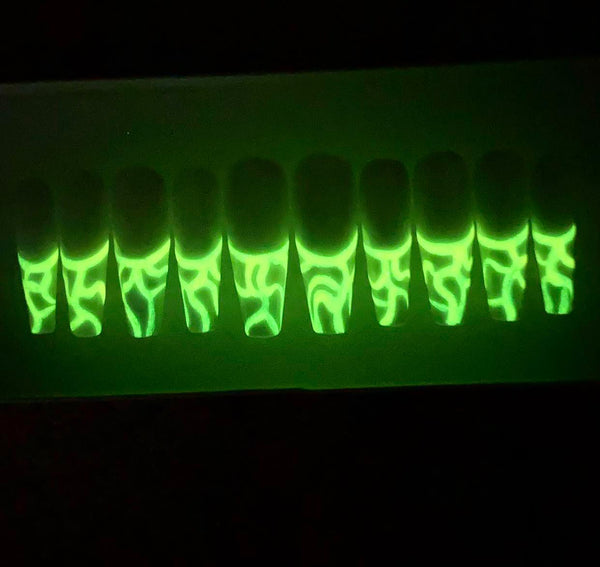 Load image into Gallery viewer, "Trippy" Neon Glow-In-The-Dark: Choose Your Color!