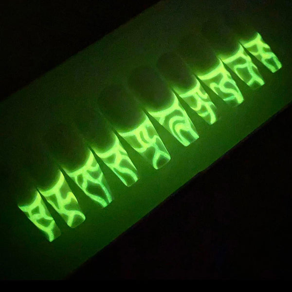 Load image into Gallery viewer, "Trippy" Neon Glow-In-The-Dark: Choose Your Color!