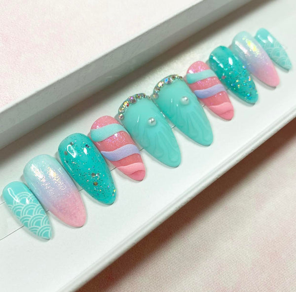 Load image into Gallery viewer, "Mermaid At Heart"