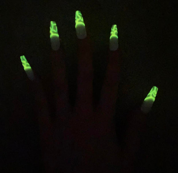 Load image into Gallery viewer, "Trippy" Neon Glow-In-The-Dark: Choose Your Color!