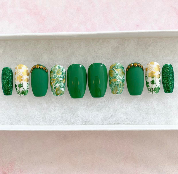 Load image into Gallery viewer, "Give Me Gold & Emerald"