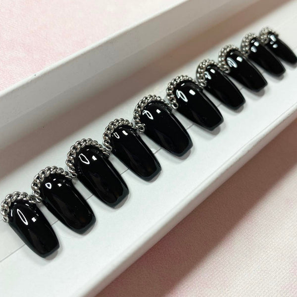 Load image into Gallery viewer, "Chain Obsessed" Black Glossy