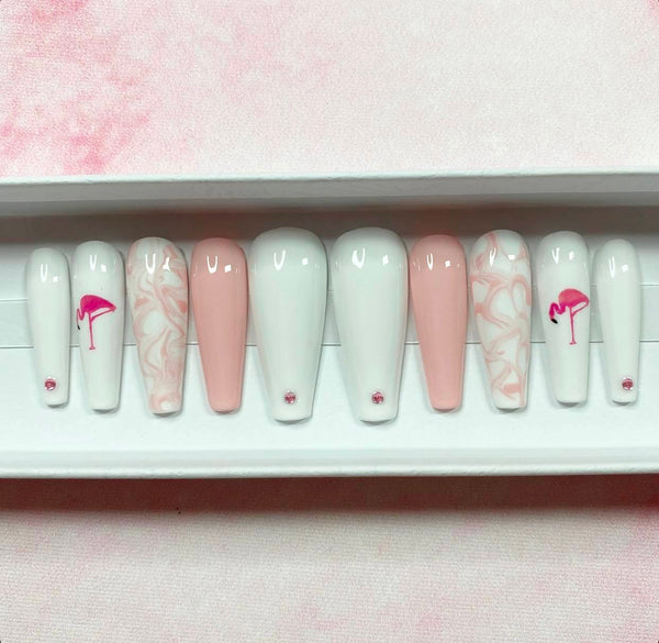 Load image into Gallery viewer, "Flamingo Summer"