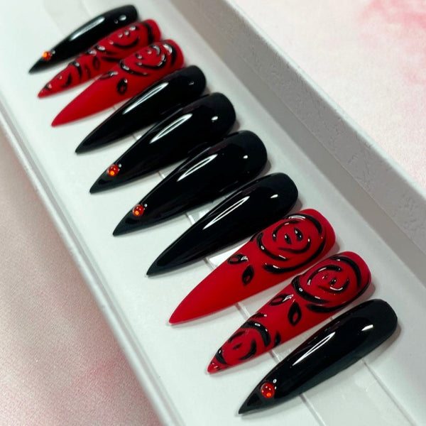 Load image into Gallery viewer, "Dark Rose"