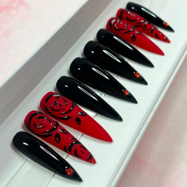 Load image into Gallery viewer, "Dark Rose"