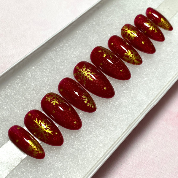 Load image into Gallery viewer, "Ruby Snowfall"