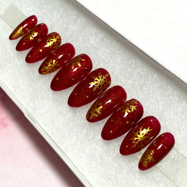 Load image into Gallery viewer, "Ruby Snowfall"