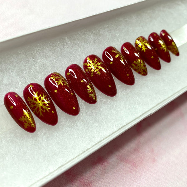 Load image into Gallery viewer, "Ruby Snowfall"