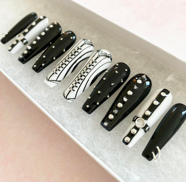 Load image into Gallery viewer, "Who's In Charge?" with Studs, Spikes, Piercings - illuminatebyliana