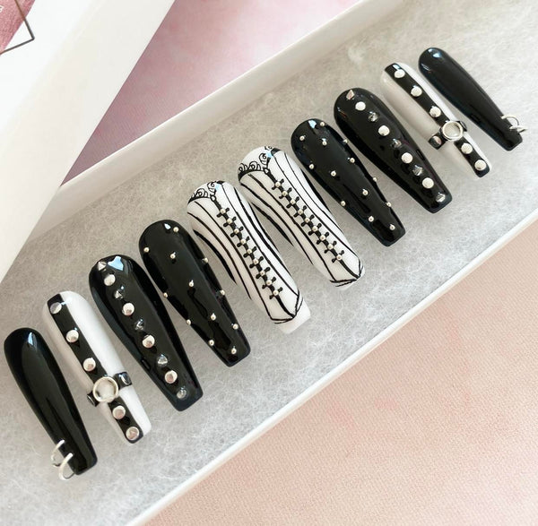 Load image into Gallery viewer, "Who's In Charge?" with Studs, Spikes, Piercings - illuminatebyliana