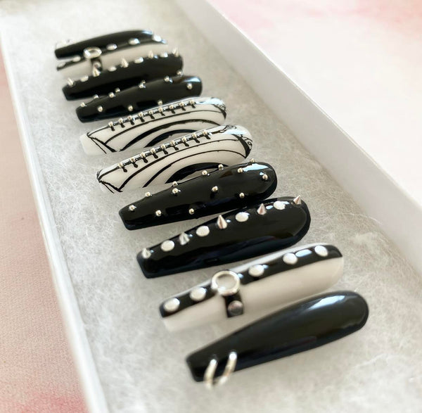 Load image into Gallery viewer, "Who's In Charge?" with Studs, Spikes, Piercings - illuminatebyliana