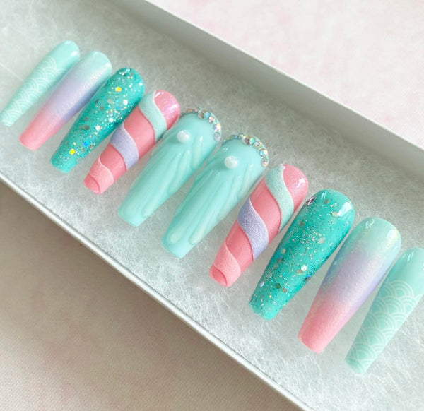 Load image into Gallery viewer, "Mermaid At Heart"