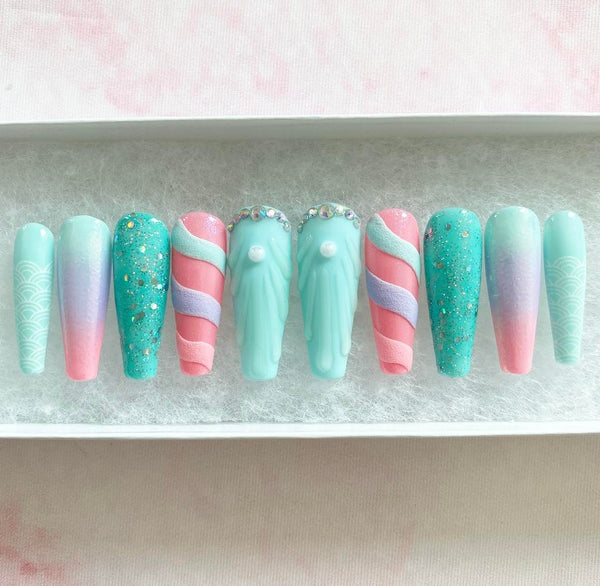 Load image into Gallery viewer, "Mermaid At Heart"