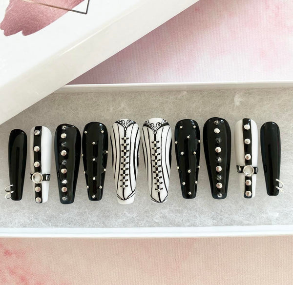 Load image into Gallery viewer, "Who's In Charge?" with Studs, Spikes, Piercings - illuminatebyliana