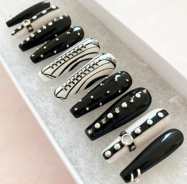 Load image into Gallery viewer, "Who's In Charge?" with Studs, Spikes, Piercings - illuminatebyliana