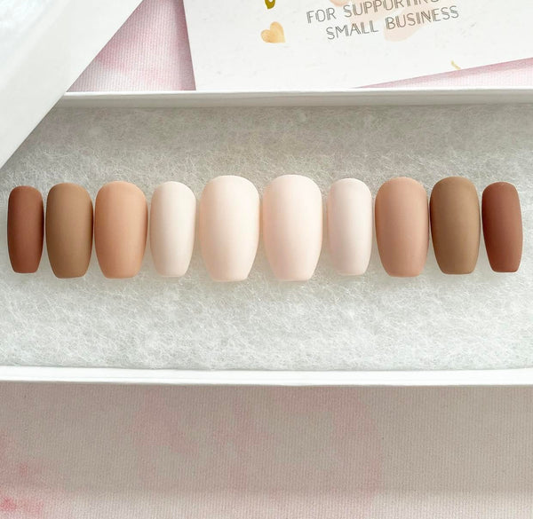 Load image into Gallery viewer, "Brownie Sundae" matte gradient - illuminatebyliana