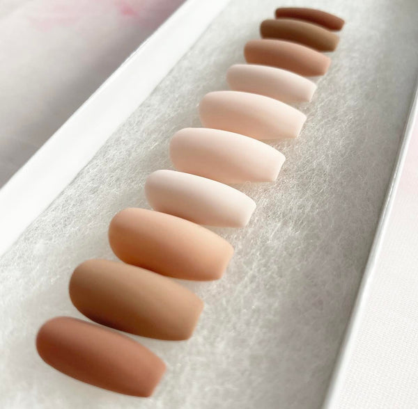 Load image into Gallery viewer, "Brownie Sundae" matte gradient - illuminatebyliana