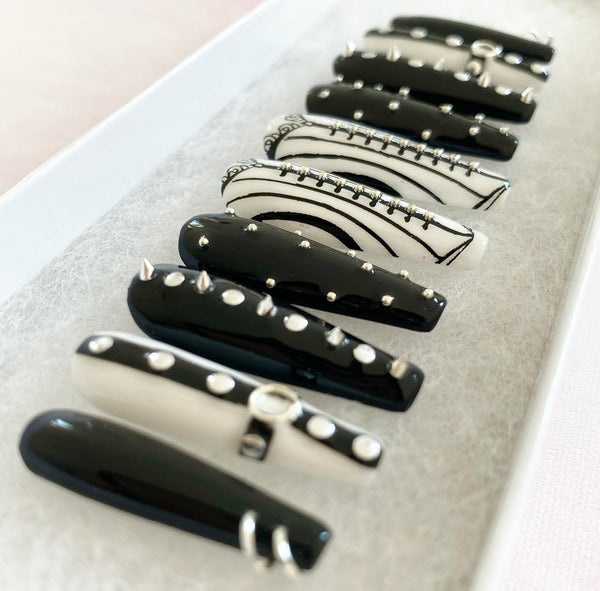 Load image into Gallery viewer, "Who's In Charge?" with Studs, Spikes, Piercings - illuminatebyliana