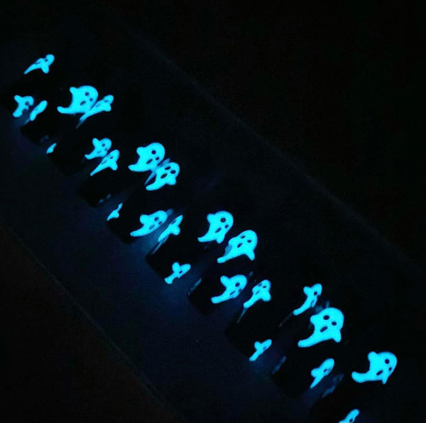Load image into Gallery viewer, "Ghost Party" Glow In The Dark - illuminatebyliana