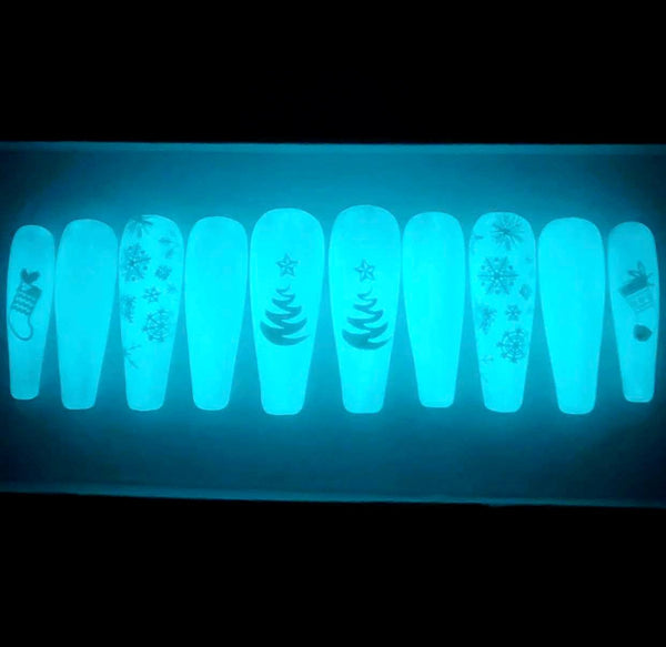 Load image into Gallery viewer, "Can You Smell Snow?" Glow-In-The-Dark Christmas Holiday Set - illuminatebyliana