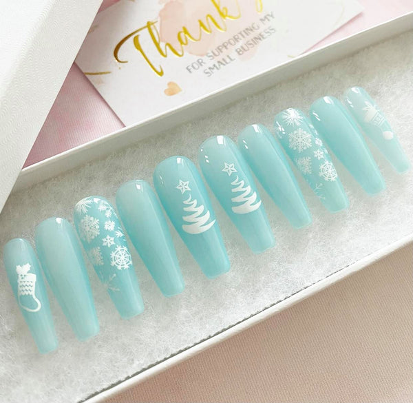 Load image into Gallery viewer, "Can You Smell Snow?" Glow-In-The-Dark Christmas Holiday Set - illuminatebyliana