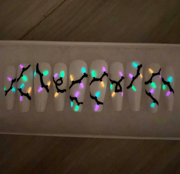 Load image into Gallery viewer, "Light Me Up" Glow-In-The-Dark Christmas Lights - illuminatebyliana