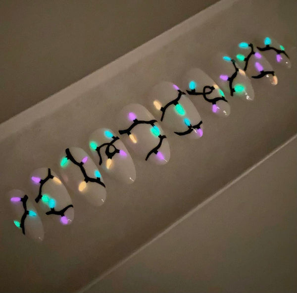 Load image into Gallery viewer, "Light Me Up" Glow-In-The-Dark Christmas Lights - illuminatebyliana
