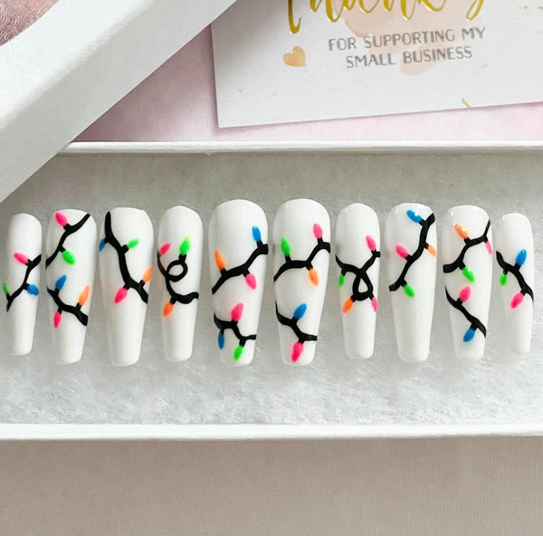 Load image into Gallery viewer, "Light Me Up" Glow-In-The-Dark Christmas Lights - illuminatebyliana
