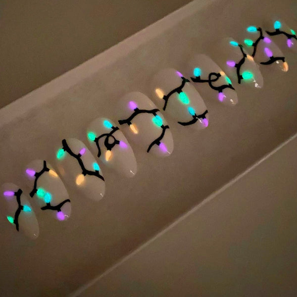 Load image into Gallery viewer, "Light Me Up" Glow-In-The-Dark Christmas Lights - illuminatebyliana