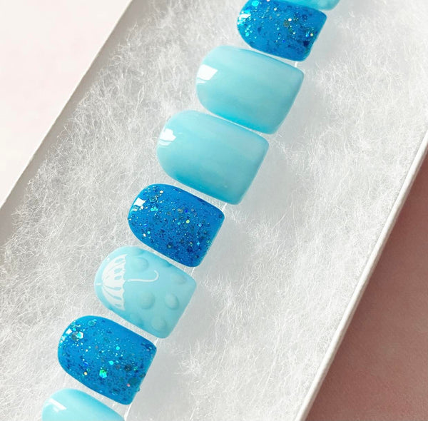 Load image into Gallery viewer, "Raindrops On Me" with 3D Raindrops - illuminatebyliana