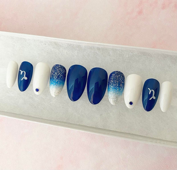 Load image into Gallery viewer, "Capricorn Zodiac" Nails - illuminatebyliana