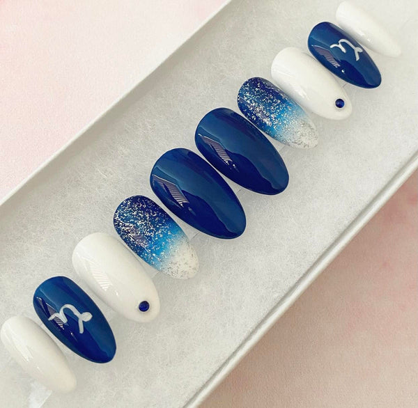 Load image into Gallery viewer, "Capricorn Zodiac" Nails - illuminatebyliana
