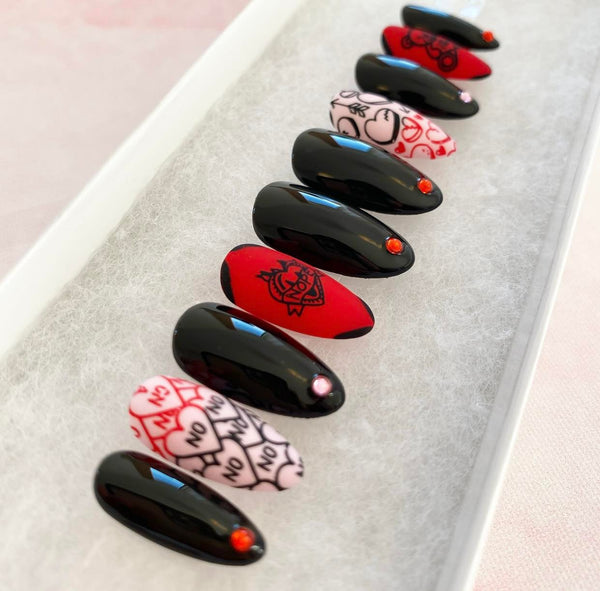 Load image into Gallery viewer, "No Way!" with Rhinestones - illuminatebyliana