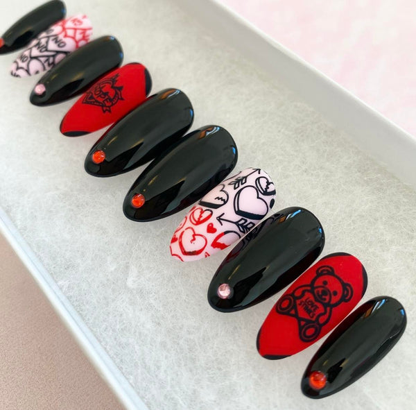 Load image into Gallery viewer, "No Way!" with Rhinestones - illuminatebyliana