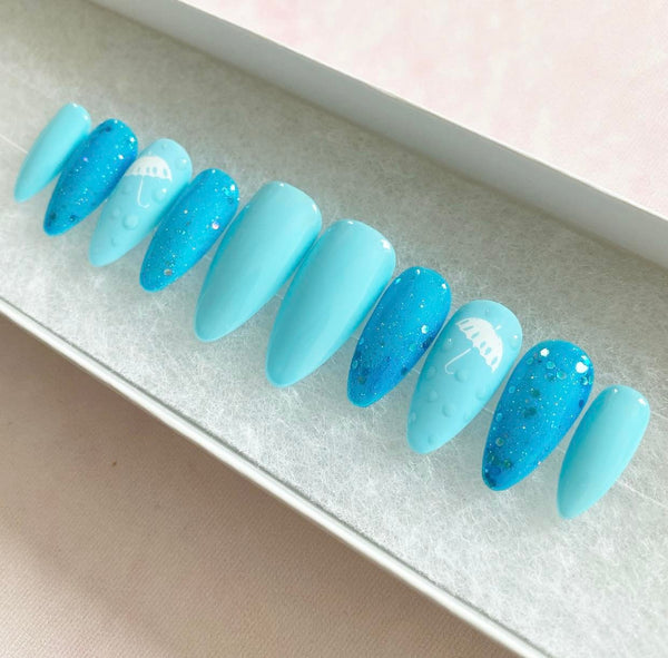 Load image into Gallery viewer, "Raindrops On Me" with 3D Raindrops