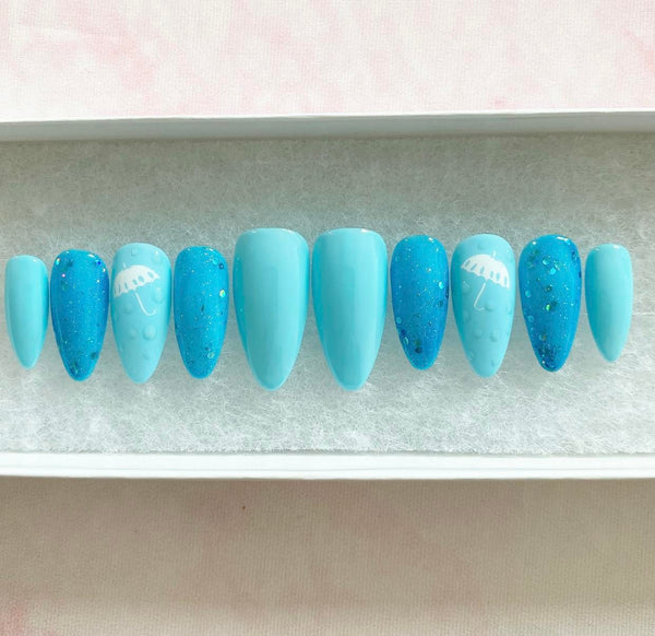 Load image into Gallery viewer, "Raindrops On Me" with 3D Raindrops