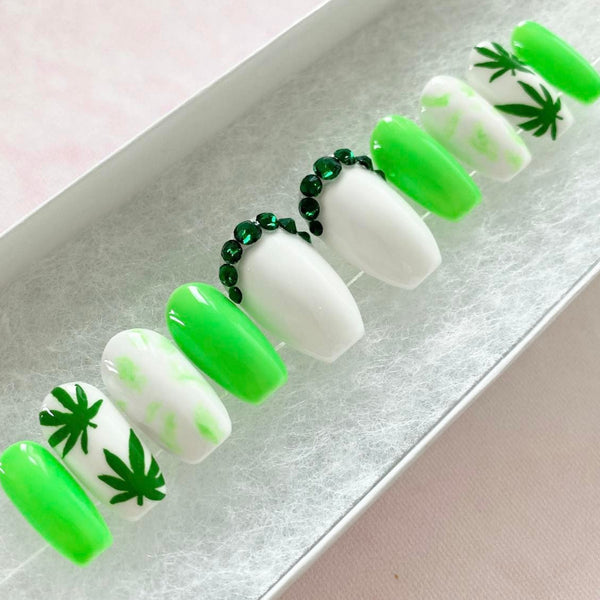 Load image into Gallery viewer, "Green Smoke" 420 Design