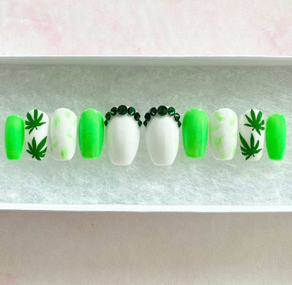 Load image into Gallery viewer, "Green Smoke" 420 Design