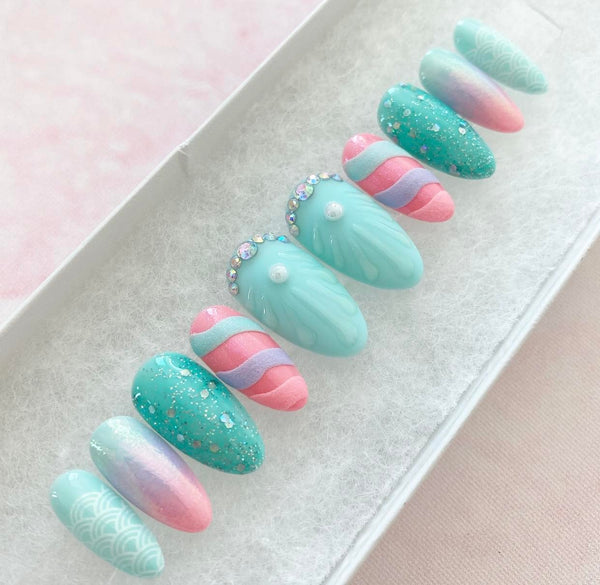 Load image into Gallery viewer, "Mermaid At Heart"