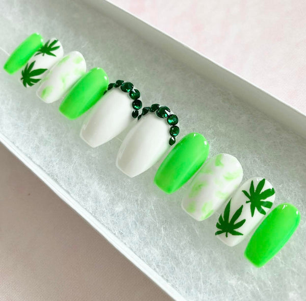 Load image into Gallery viewer, "Green Smoke" 420 Design