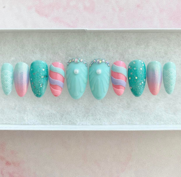 Load image into Gallery viewer, "Mermaid At Heart"