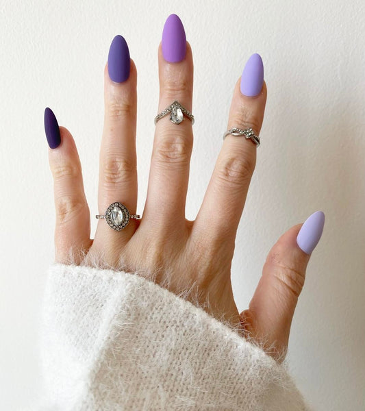 Load image into Gallery viewer, "Blueberry Pie" matte gradient - illuminatebyliana