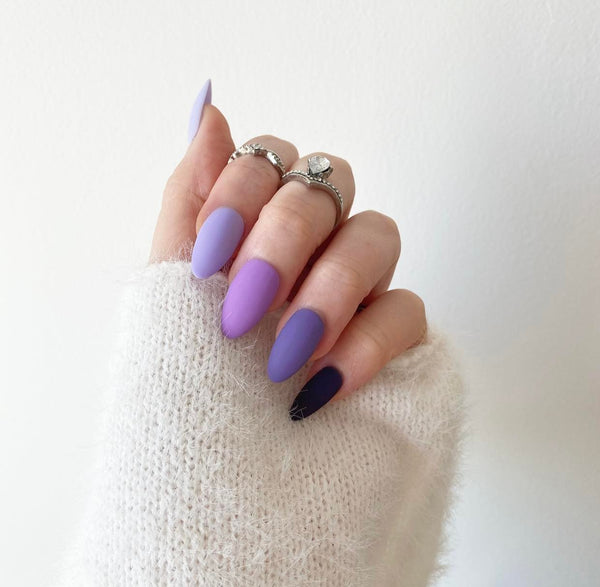 Load image into Gallery viewer, "Blueberry Pie" matte gradient - illuminatebyliana