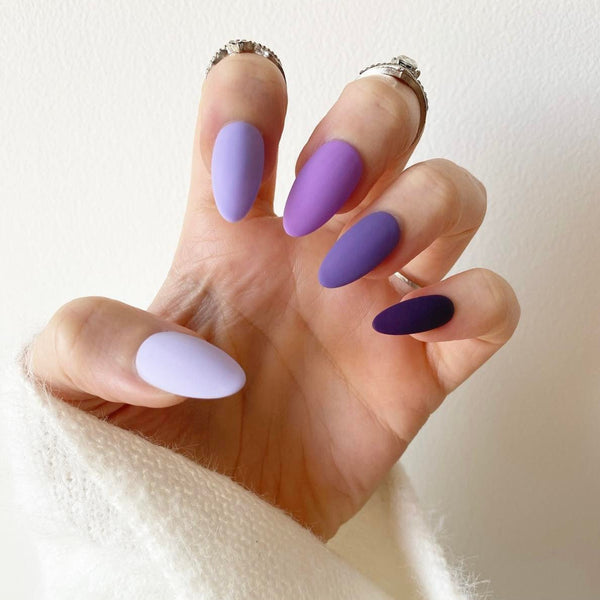 Load image into Gallery viewer, "Blueberry Pie" matte gradient - illuminatebyliana