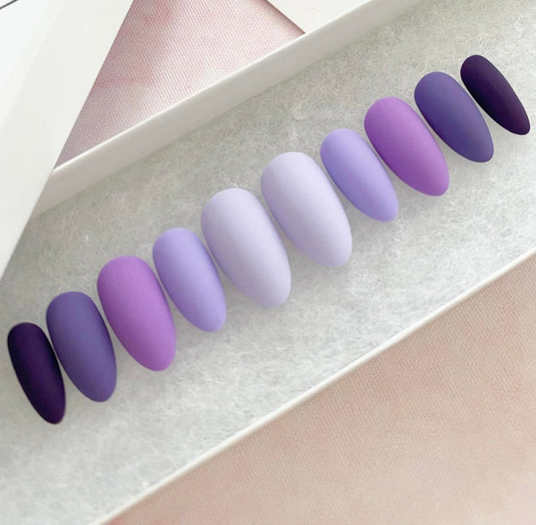 Load image into Gallery viewer, "Blueberry Pie" matte gradient - illuminatebyliana