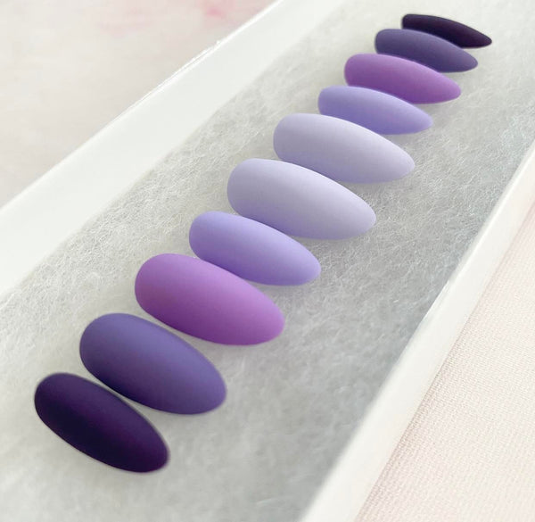 Load image into Gallery viewer, "Blueberry Pie" matte gradient - illuminatebyliana