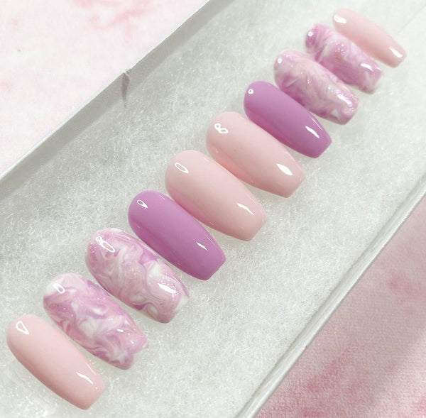 Load image into Gallery viewer, "Marbled Shimmer"